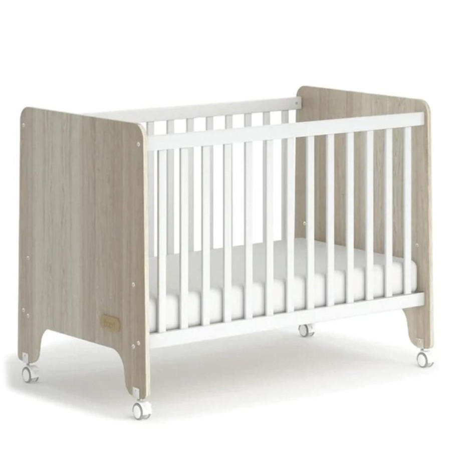 Nursery Furniture Boori Kids Compact Baby Cots | Boori Natty Compact Cot Barley Oak Barley/Oak