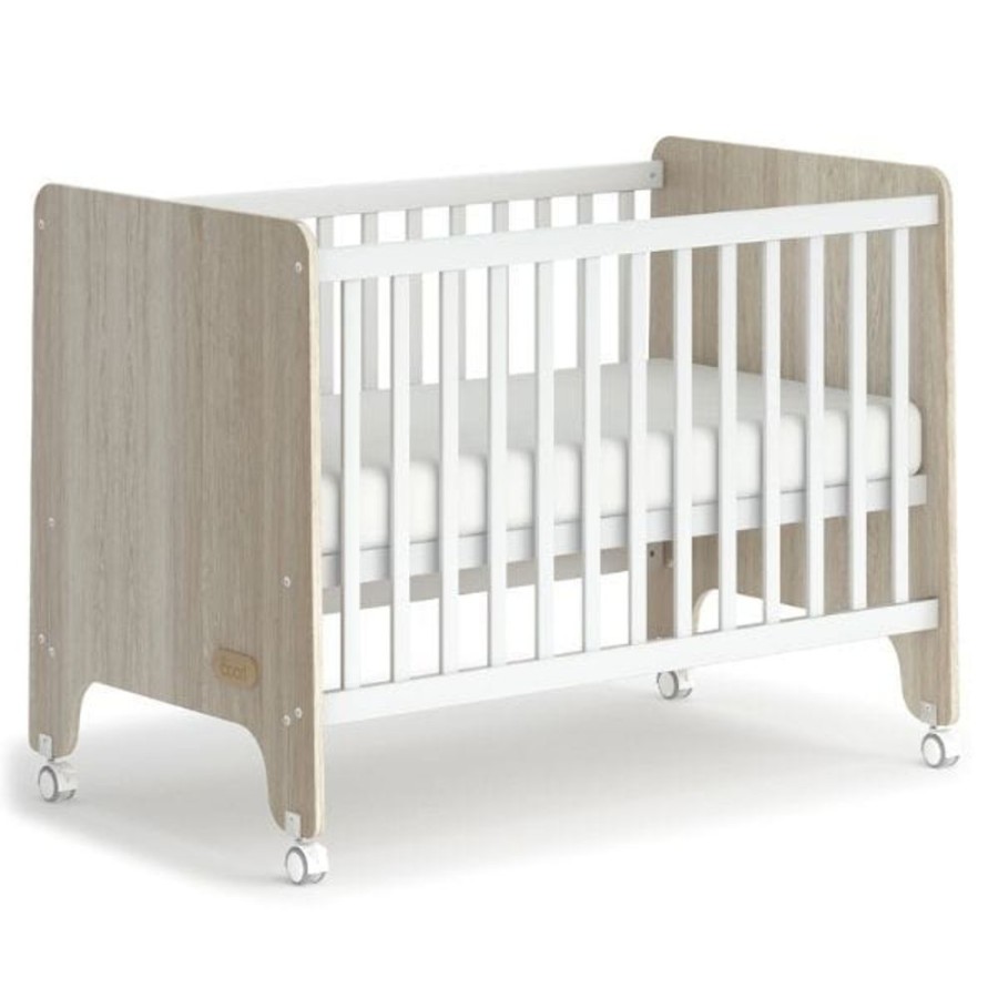 Nursery Furniture Boori Kids Compact Baby Cots | Boori Natty Compact Cot Barley Oak Barley/Oak