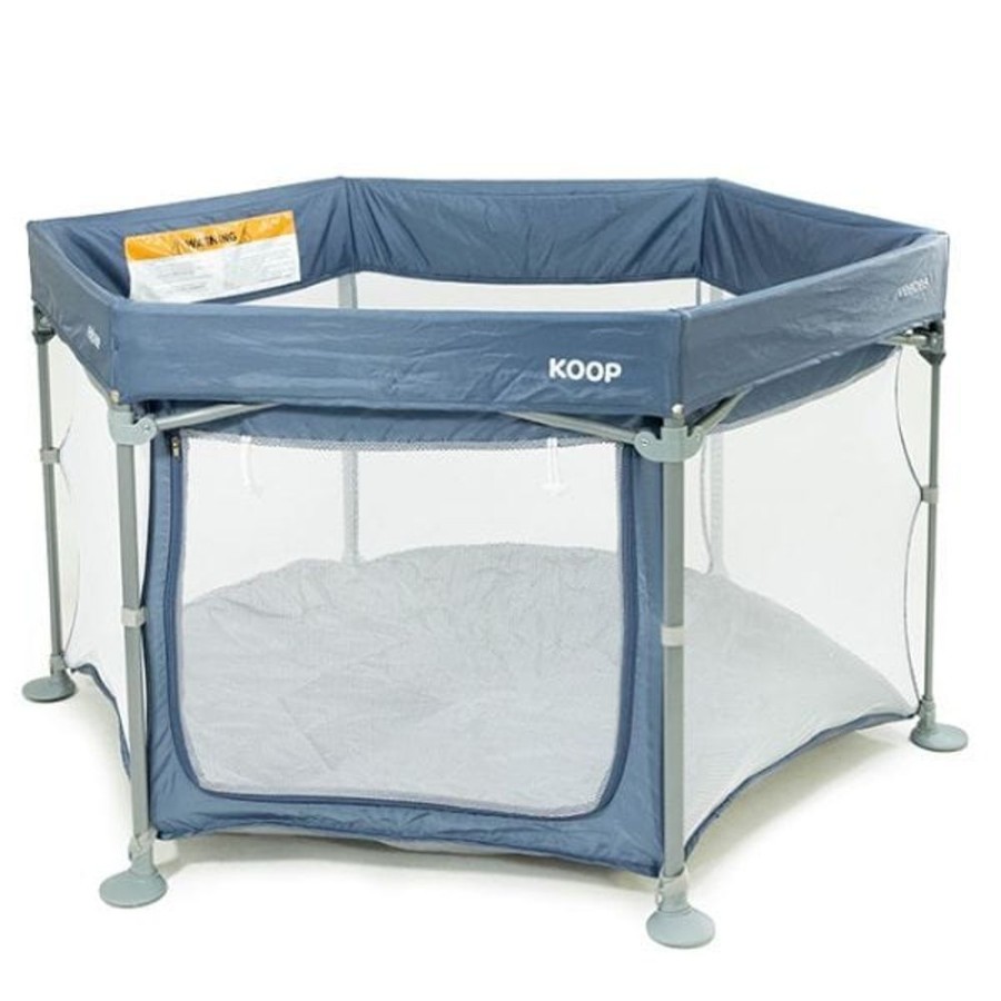 Shop Other Categories VeeBee Portable Cots | Veebee Koop Portable Play Yard Grey