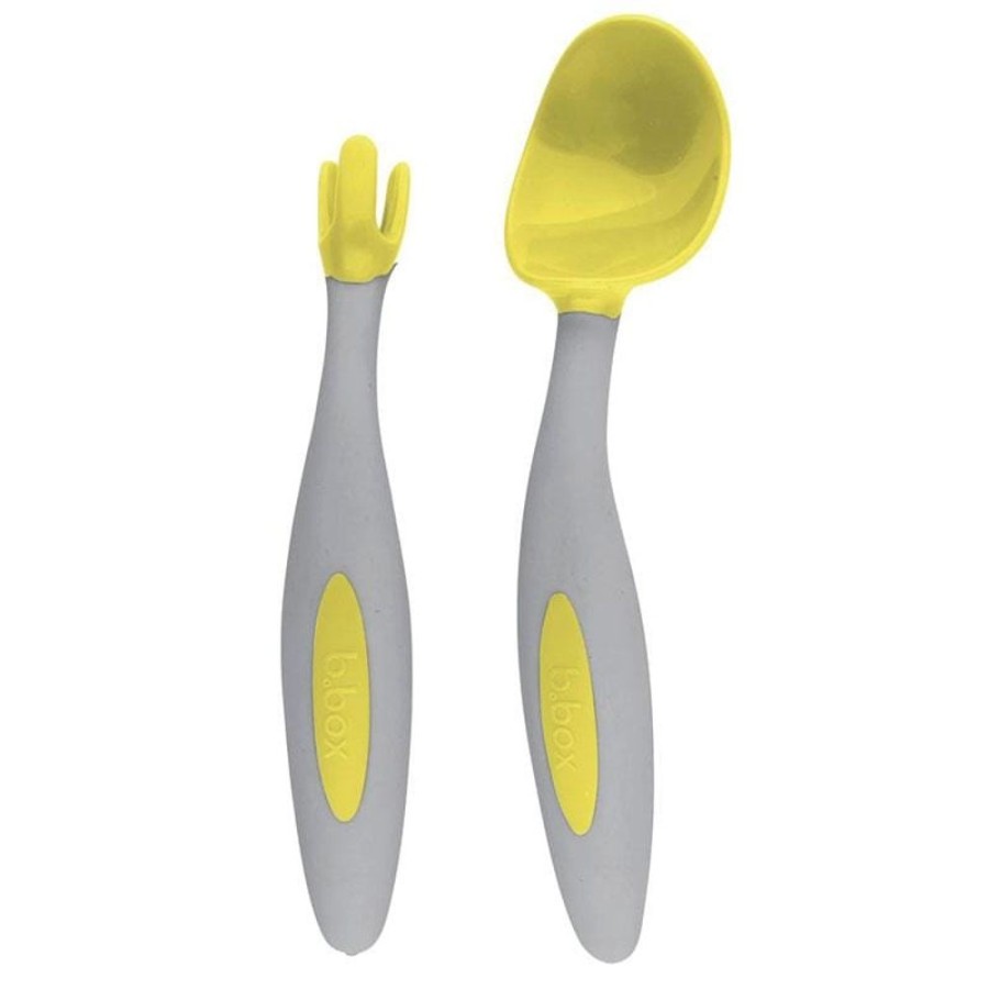 Shop Other Categories Bbox Newborn Feeding | Bbox Cutlery Set Lemon Sherbet