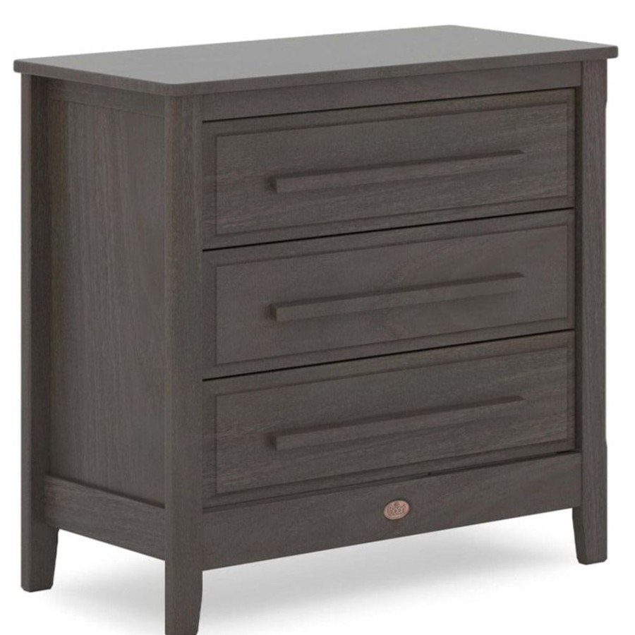 Nursery Furniture Boori | Boori Linear 3 Drawer Chest Smart Assembly Mocha