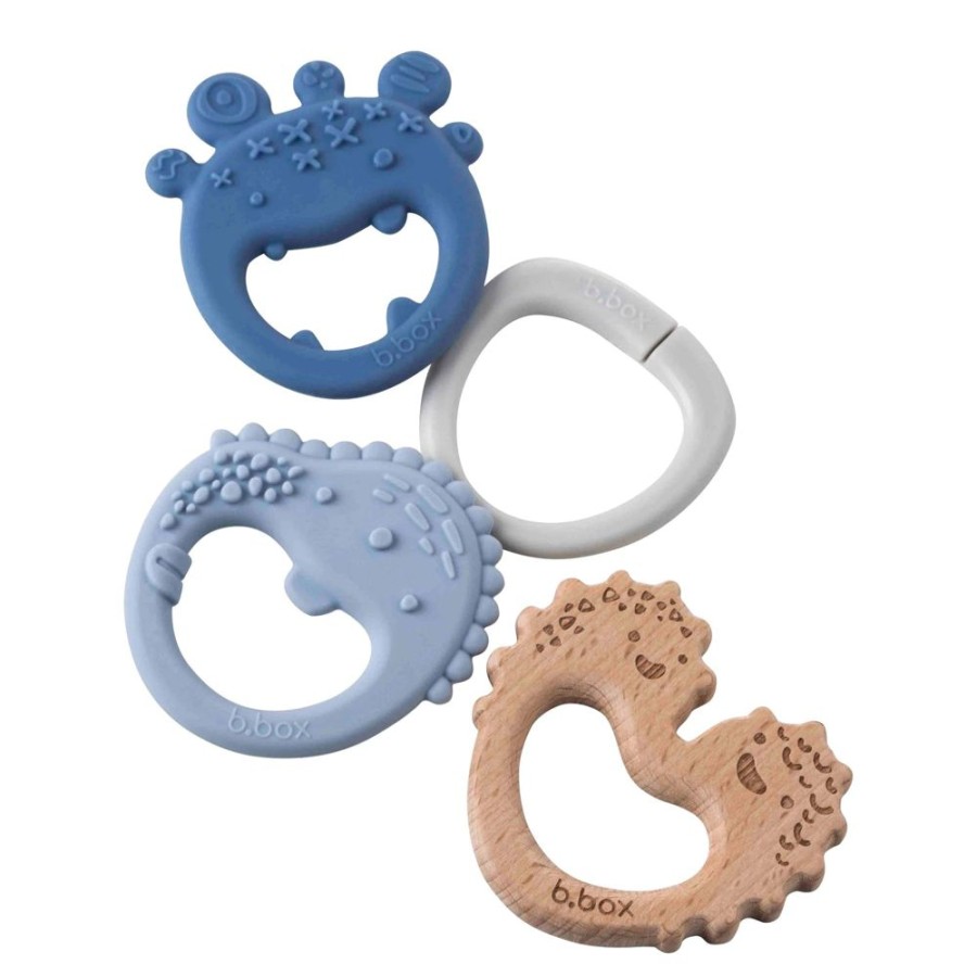 Shop Other Categories Bbox Newborn Feeding | Bbox Trio Teether Lullaby Blue