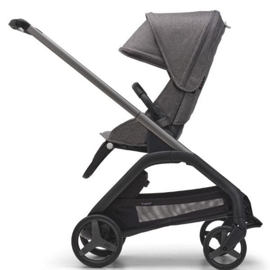 Prams & Strollers Bugaboo | Bugaboo Dragonfly Pram Grey Melange