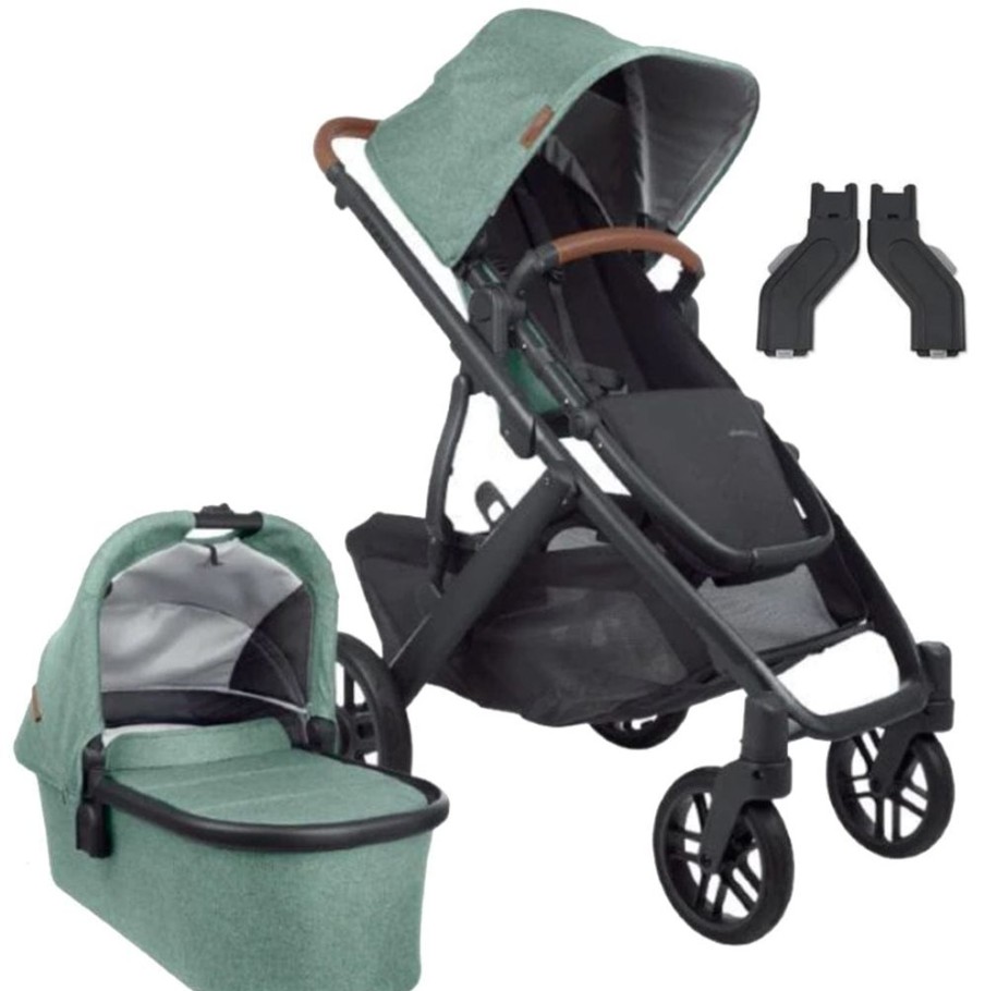 Prams & Strollers Uppababy | Uppababy Vista V2 Pram ( ) Free Adaptor & Footmuff Gwen