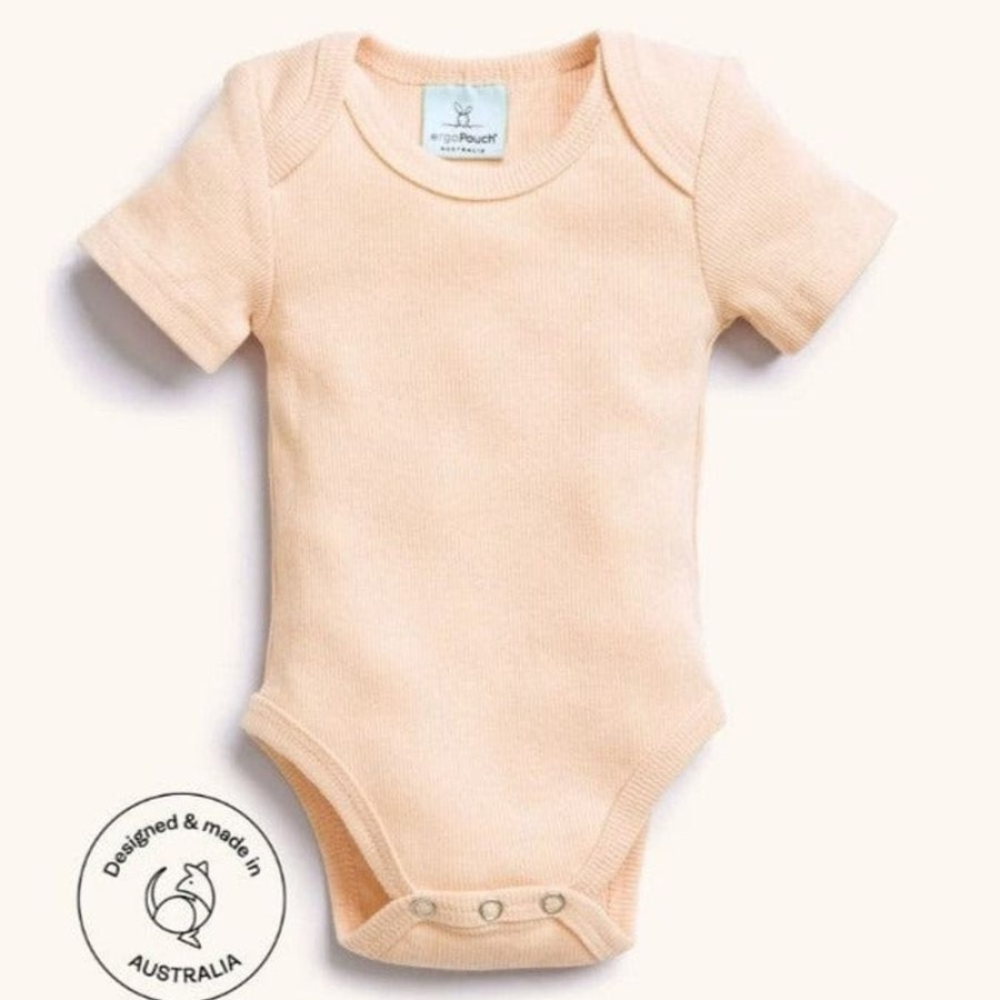 Shop Other Categories ErgoPouch Baby Clothing & Gifts | Ergopouch Short Sleeve Bodysuit 6-12 Months Shell