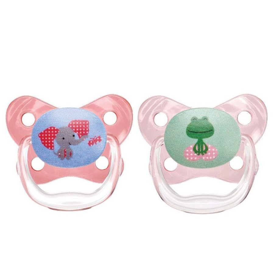 Shop Other Categories Dr Browns Soothers & Dummies | Dr Browns Prevent Contoured Pacifier 6-12 Months 2 Pack Pink