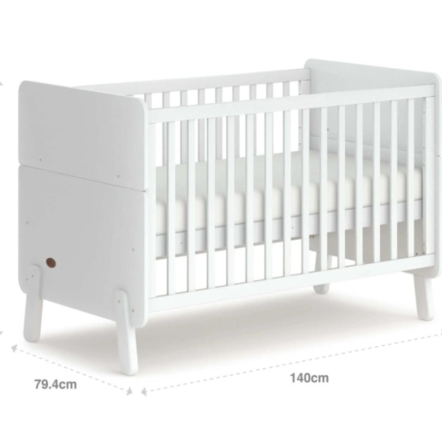 Nursery Furniture Boori Large Baby Cots | Boori Natty Cot Barley