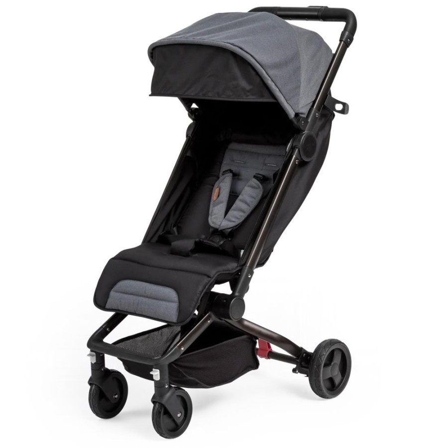 Prams & Strollers Edwards and Co | Edwards & Co Otto Travel Stroller Slate Grey