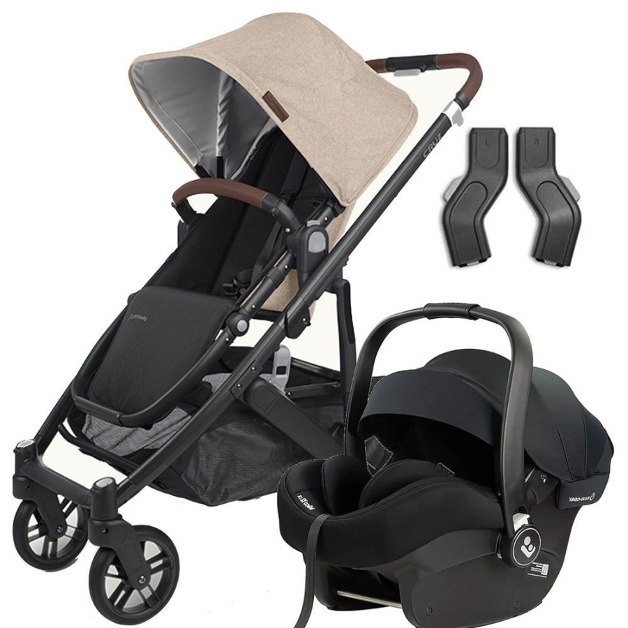 Prams & Strollers Uppababy | Uppababy Cruz V2 ( ) Maxi Cosi Mico 12 Lx (Onyx) Travel System - Pre Order April Liam