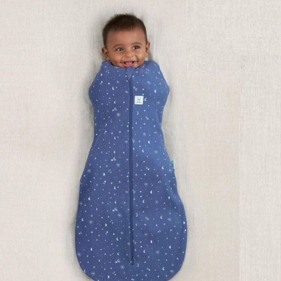 Shop Other Categories ErgoPouch Swaddles & Baby Wraps | Ergopouch 1.0 Tog Cocoon Swaddle Bag 0-3 Months Night Sky