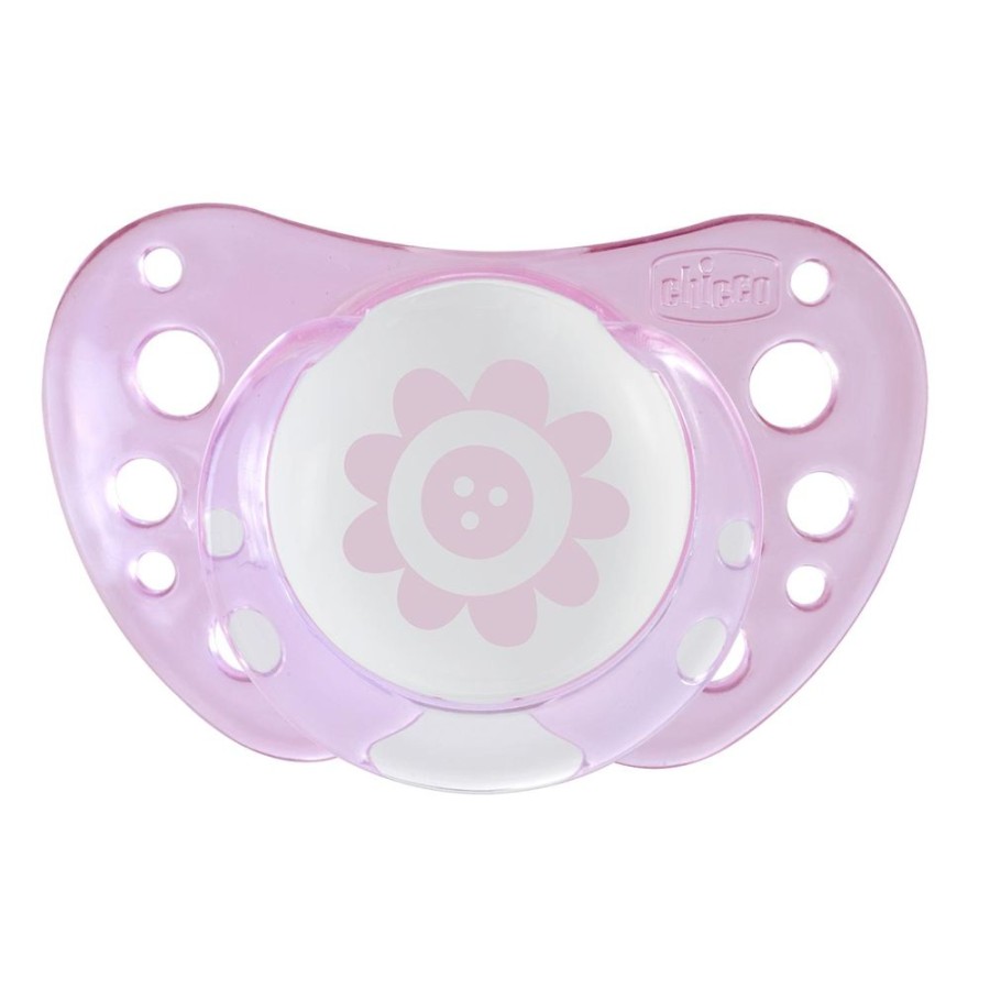 Shop Other Categories Chicco Soothers & Dummies | Chicco Soother Physio Air Silicone 0-6M 2 Pack Pink