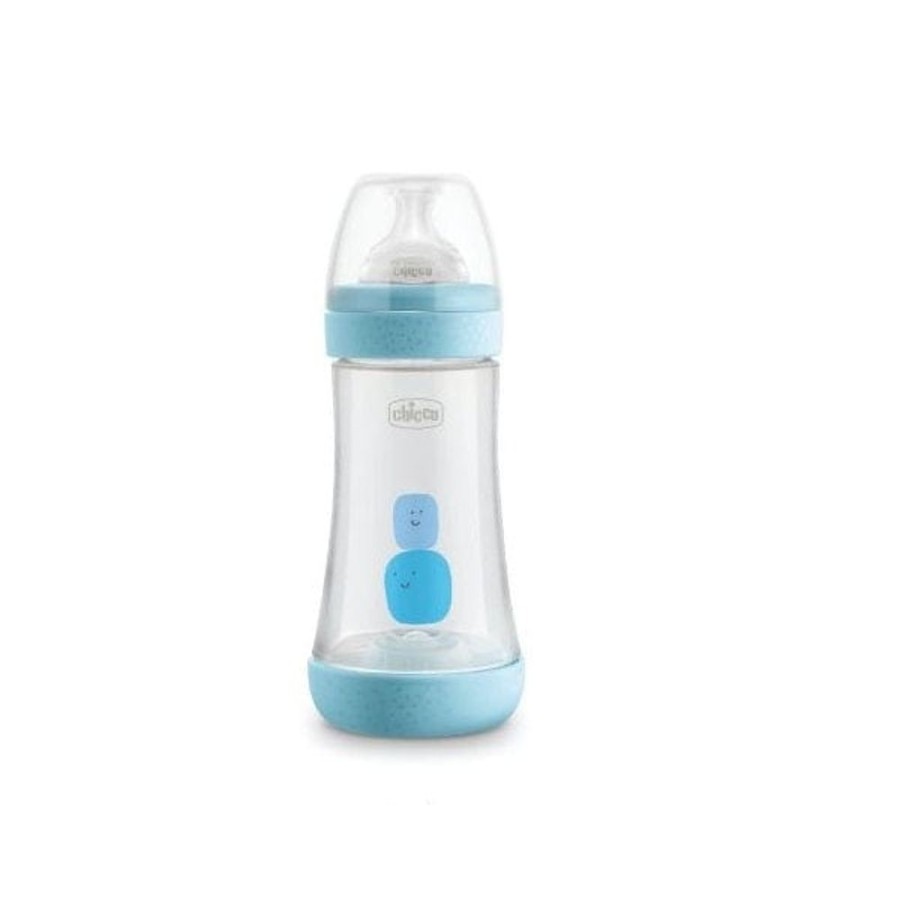 Shop Other Categories Chicco Newborn Feeding | Chicco Perfect5 Bottle Medium Flow 240Ml 2M+ Blue