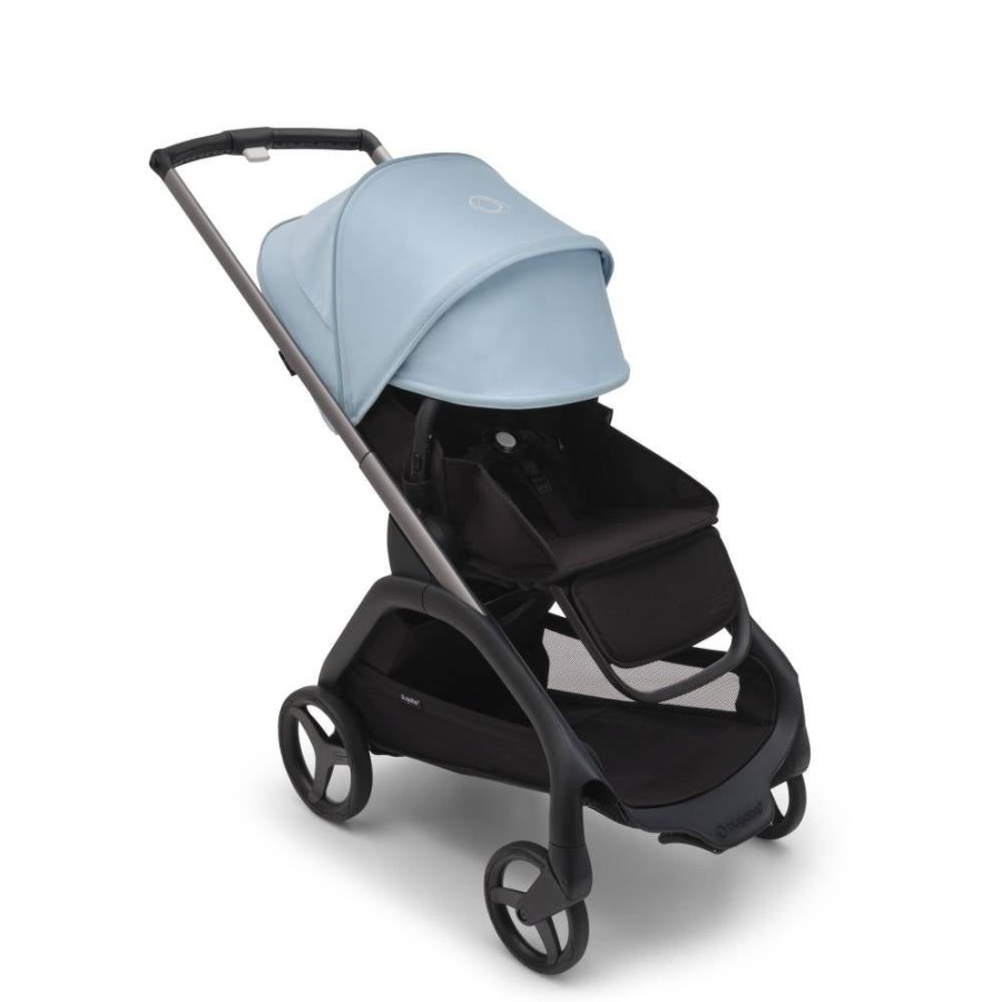 Prams & Strollers Bugaboo | Bugaboo Dragonfly Essential Pram Bundle Skyline Blue