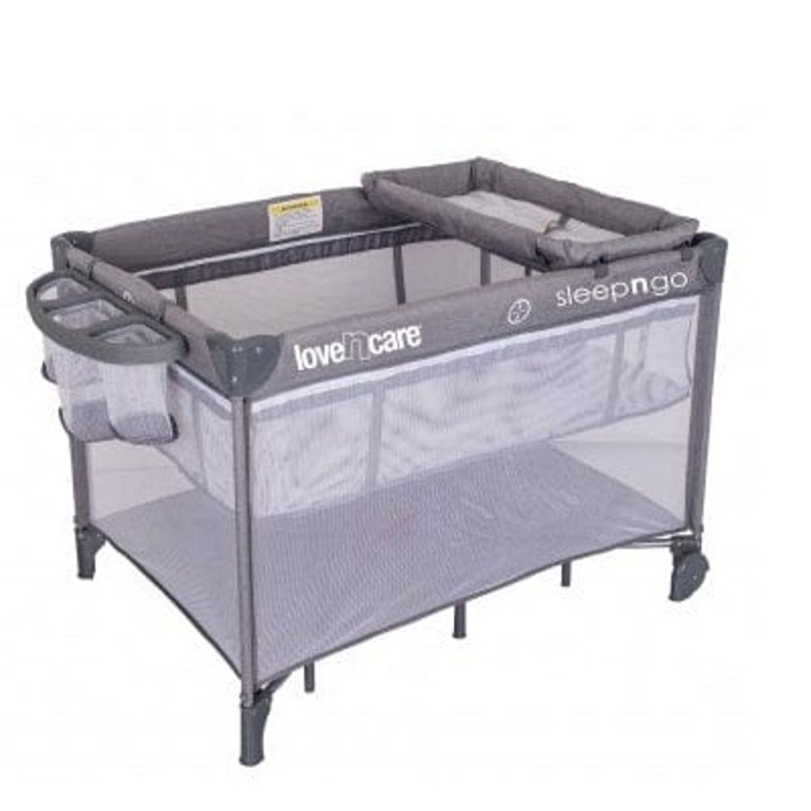 Shop Other Categories Love N Care Travel Accessories | Love N Care Sleep N Go Travel Cot Portacot Grey