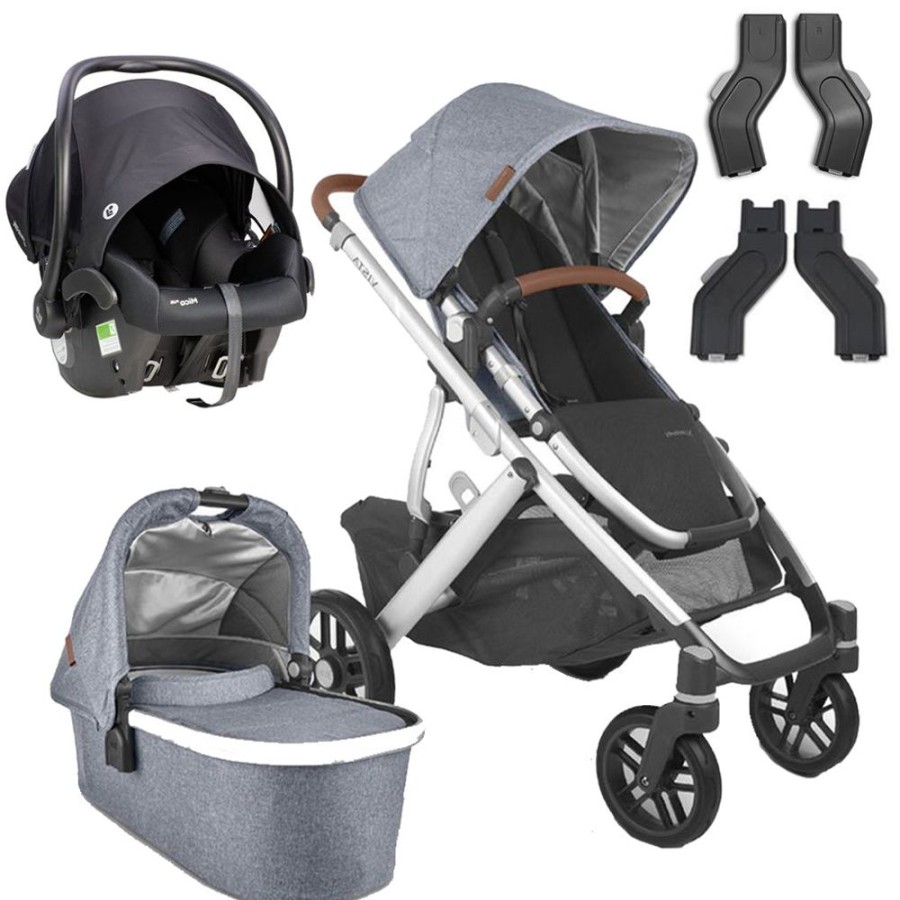 Prams & Strollers Uppababy | Uppababy Vista V2 Pram ( ) Maxi Cosi Mico Plus Isofix Travel System Gregory