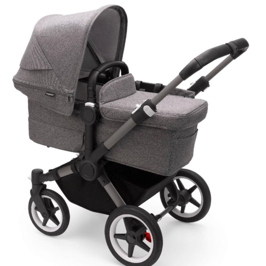 Prams & Strollers Bugaboo | Bugaboo Donkey 5 Mono Pram Graphite/Grey Melange