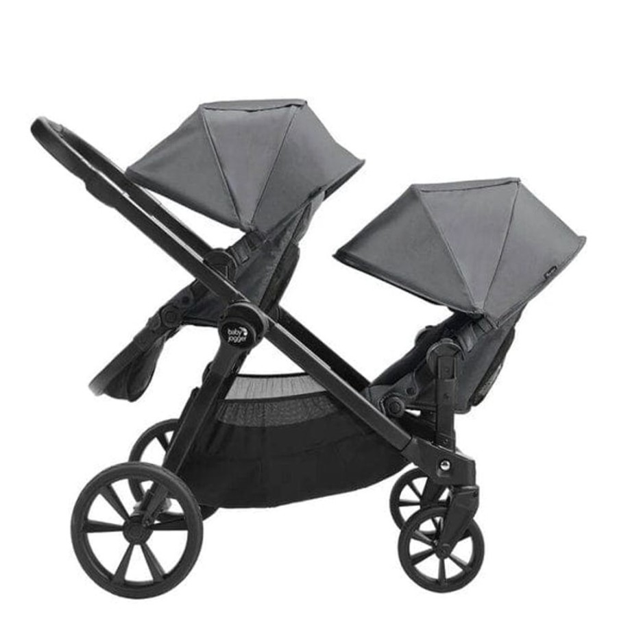 Prams & Strollers Baby Jogger | Baby Jogger City Select 2 Pram & Second Seat Package Radiant Slate