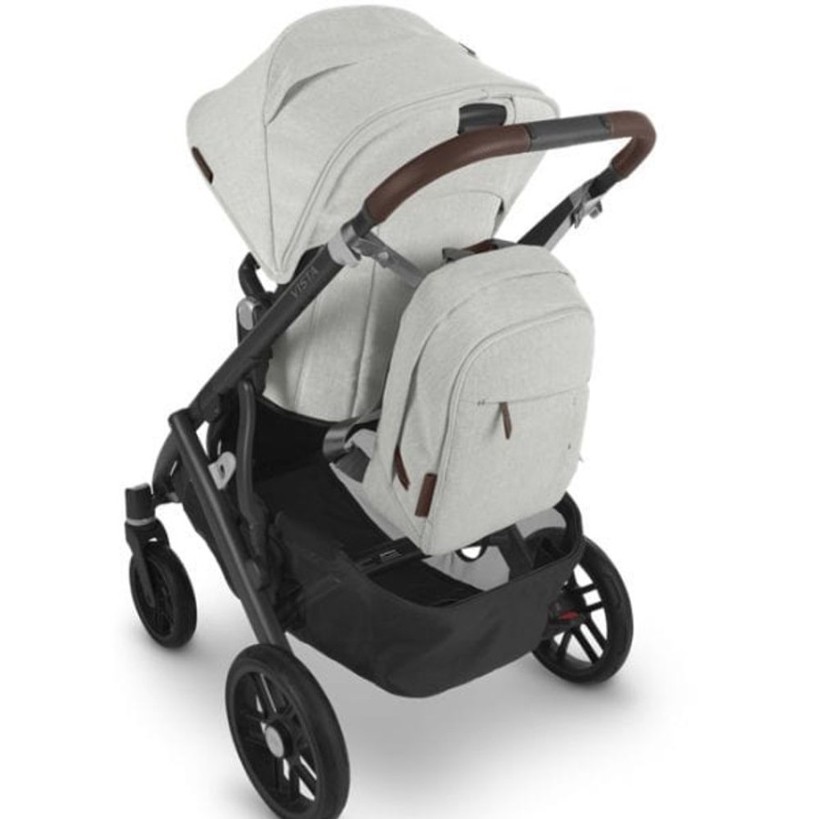 Shop Other Categories Uppababy Nappy Bags | Uppababy Changing Backpack White/Grey Chenille ( ) Anthony