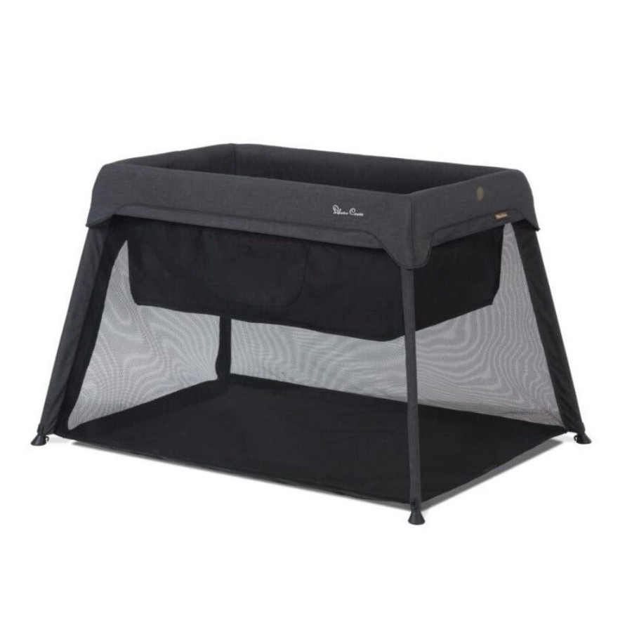 Shop Other Categories Silver Cross Travel Accessories | Silver Cross Slumber Portable Travel Cot + Free Newborn Insert Sheet Carbon