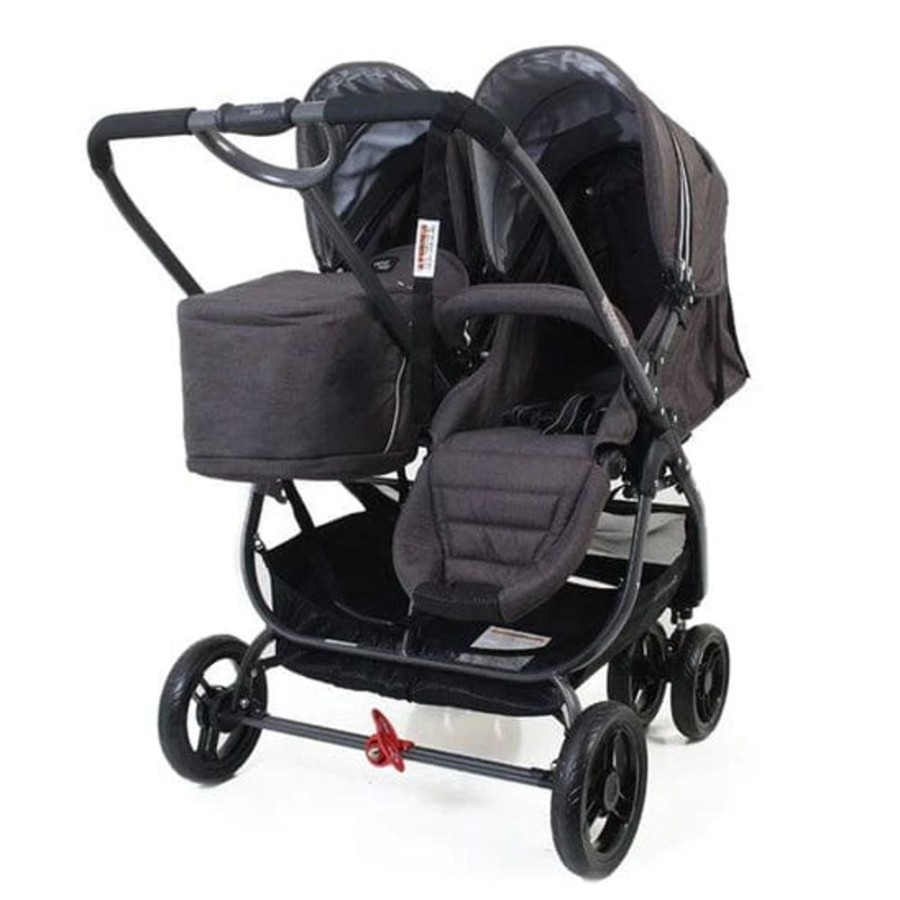 Prams & Strollers Valco Baby | Valco Baby Snap Ultra Duo ( ) With Maxi Cosi Mico Isofix Capsule (Onyx) + Maxi Cosi Adaptor (A Primary) Charcoal