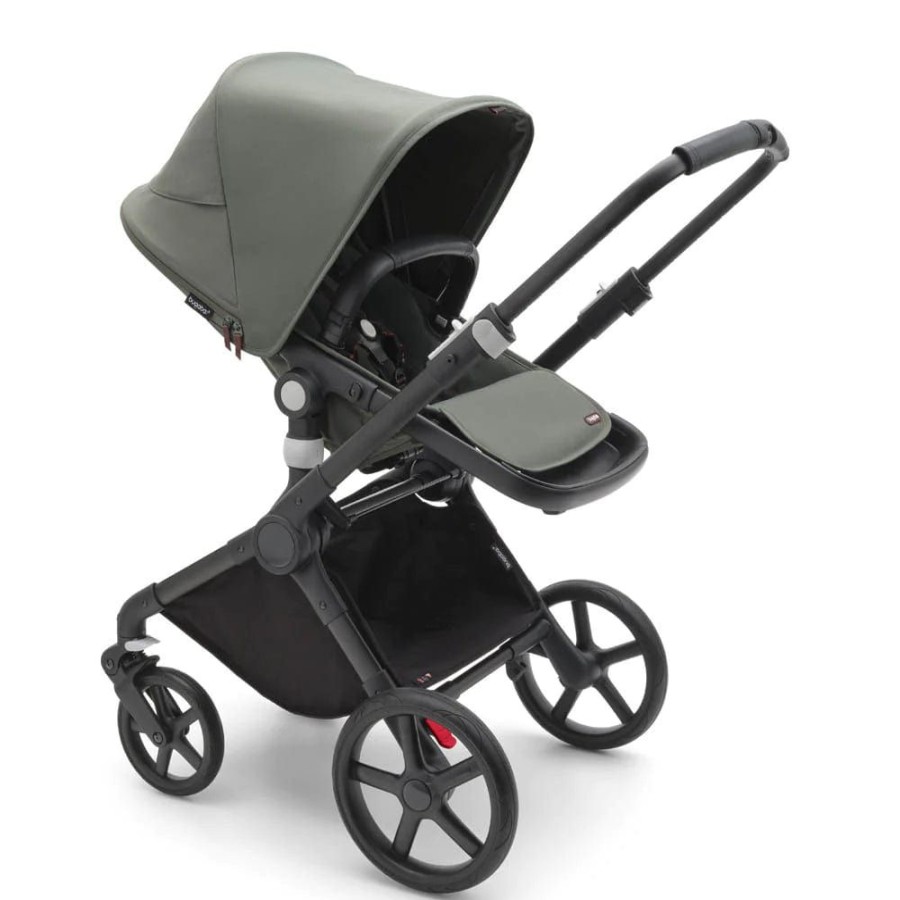 Prams & Strollers Bugaboo | Bugaboo Fox Cub Complete Black/Forest Green