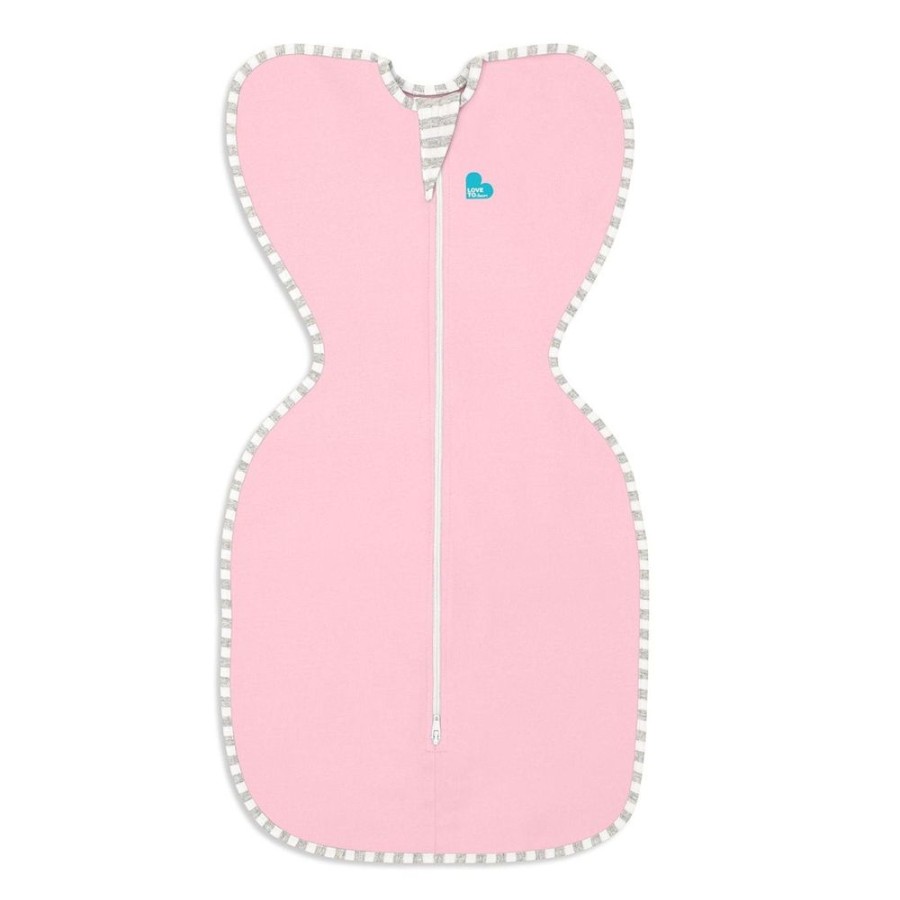 Shop Other Categories Love To Dream Swaddles & Baby Wraps | Love To Dream Swaddle Up Transition Suit 1.0 Tog Original Medium 6-8.5Kg Pink