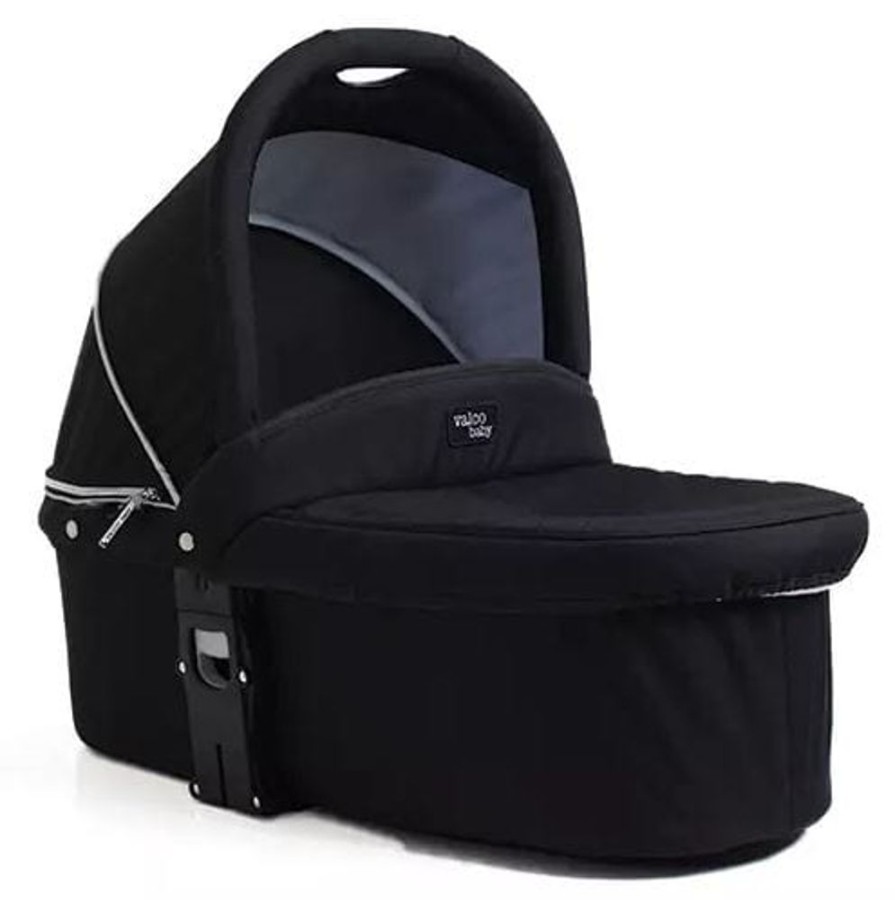 Prams & Strollers Valco Baby Pram Bassinet & Carrycots | Valco Baby Q Bassinet For Snap Ultra Duo Coal Black