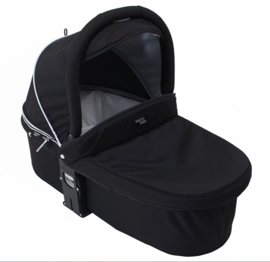 Prams & Strollers Valco Baby Pram Bassinet & Carrycots | Valco Baby Q Bassinet For Snap Ultra Duo Coal Black