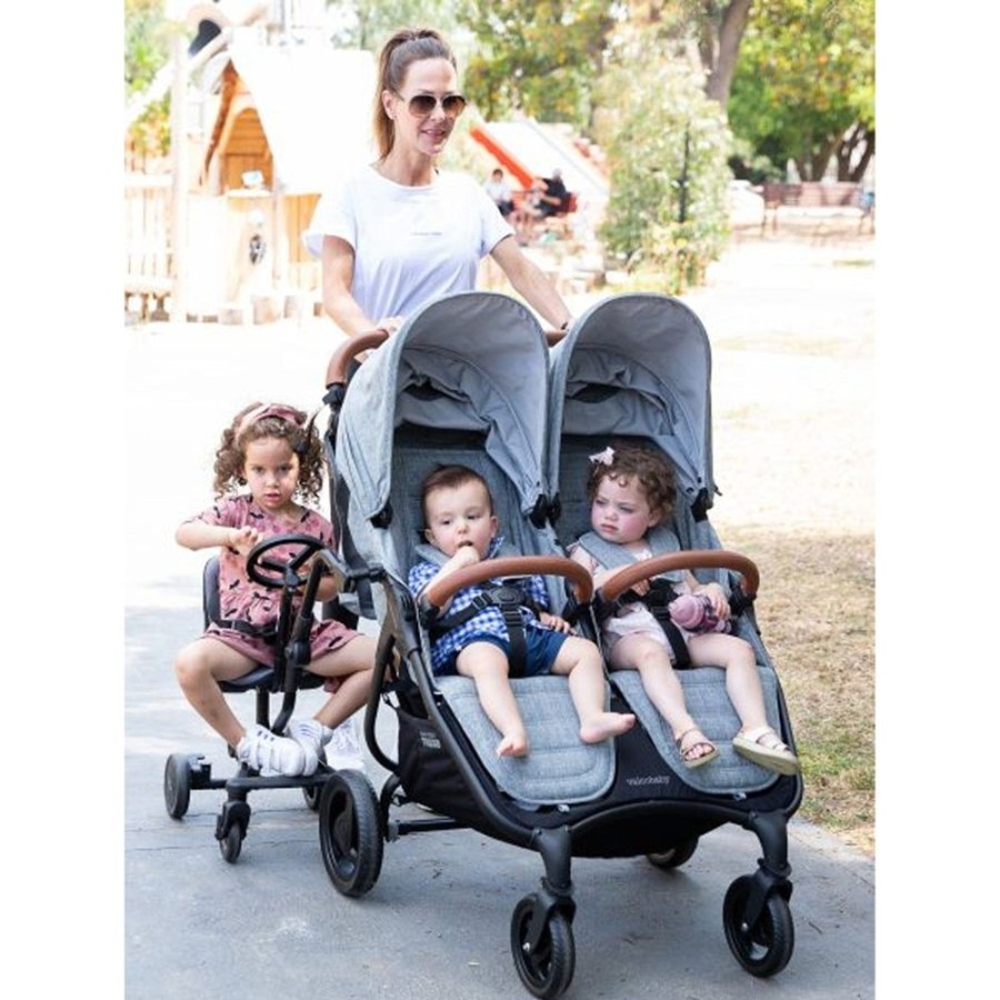 Prams & Strollers VeeBee | Veebee Co-Rider Toddler Seat Black