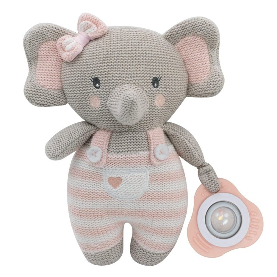 Prams & Strollers Lolli Living Pram & Stroller Toys | Living Textiles Activity Huggable Toy Pink Elephant