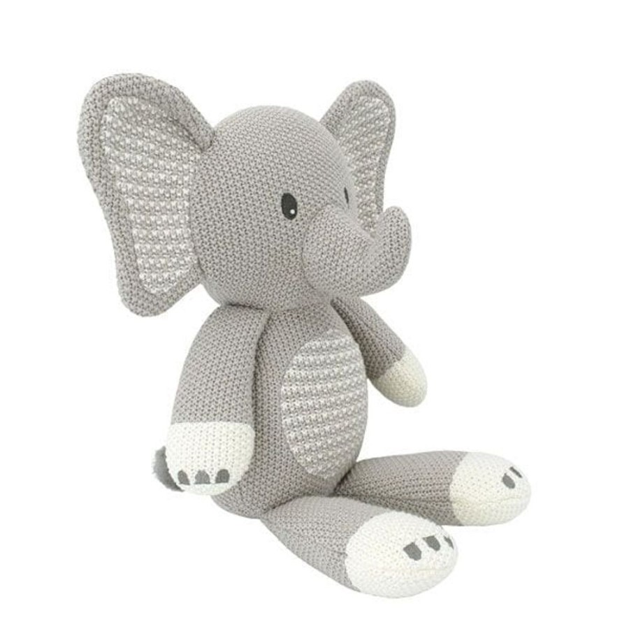 Prams & Strollers Living Textiles Pram & Stroller Toys | Living Textiles Whimsical Softie Toy Mason The Elephant