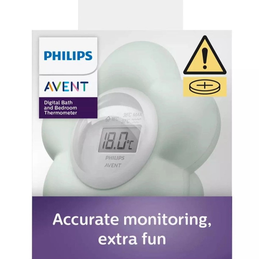 Shop Other Categories Avent Bath Accessories | Philips Avent Digital Bath & Bedroom Thermometer Green