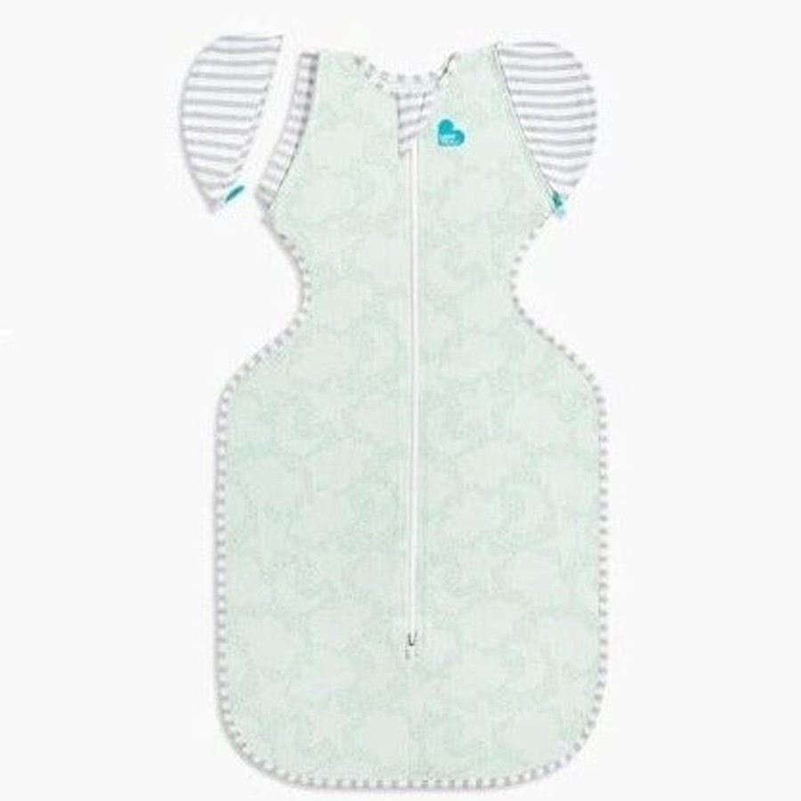 Shop Other Categories Love To Dream Sleeping Bags & Suits | Love To Dream Swaddle Up Transition Bag Organic 1.0 Tog Medium Celestial Mint