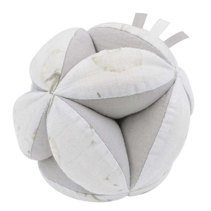 Prams & Strollers Living Textiles Pram & Stroller Toys | Living Textiles Muslin Sensory Ball Dandelion