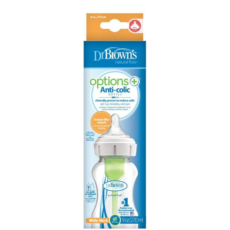 Shop Other Categories Dr Browns Newborn Feeding | Dr Browns Options+ Wide Neck 270Ml Feeding Bottle