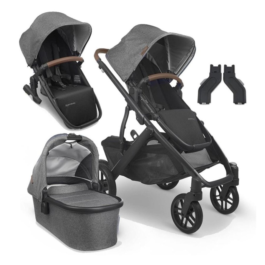 Prams & Strollers Uppababy | Uppababy Vista V2 Duo Pram Package ( ) Greyson