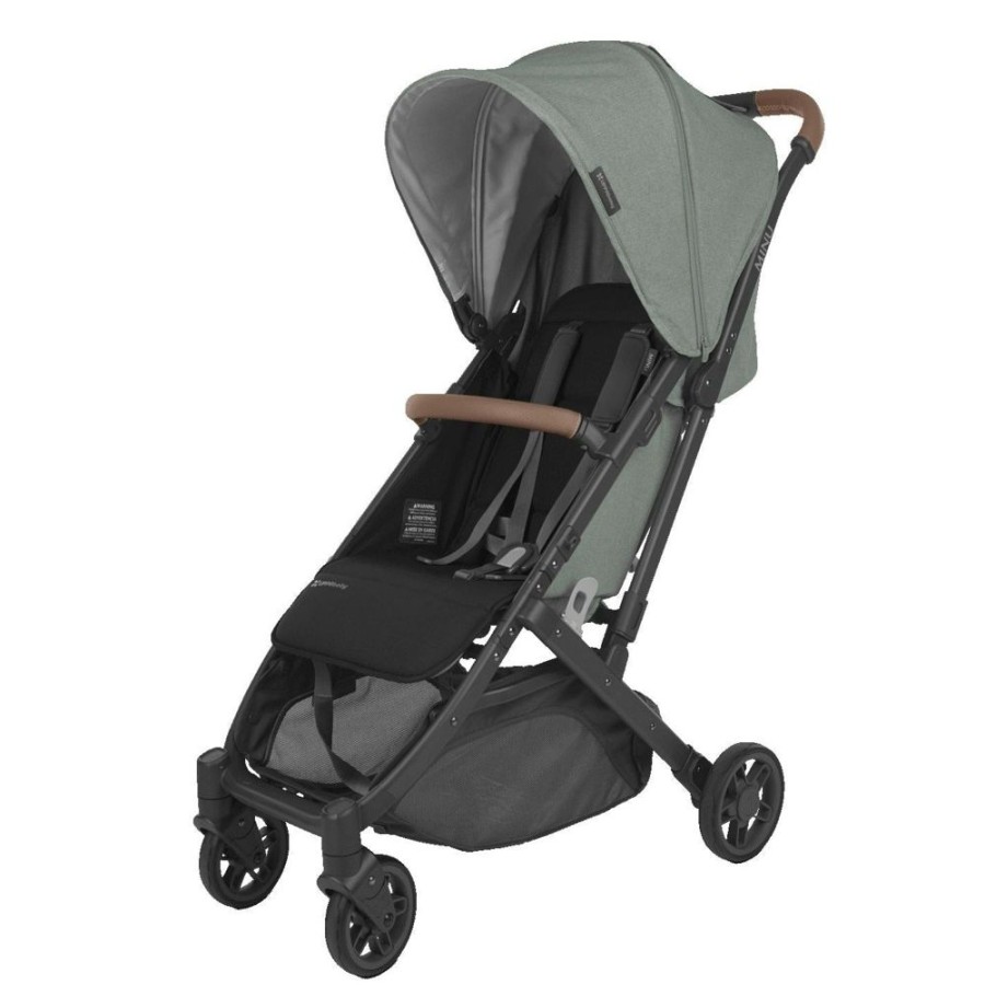 Prams & Strollers Uppababy | Uppababy Minu V2 Travel Stroller Green Melange ( ) - Pre Order Late March Gwen