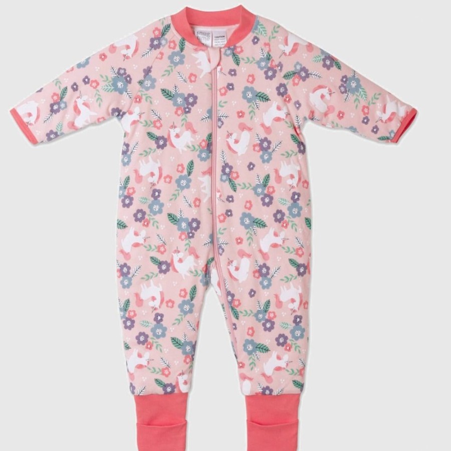 Shop Other Categories Snugtime Sleeping Bags & Suits | Snugtime Lined Footless Padded Blanket Sleeper 1 - Pink 2.5 Tog Floral