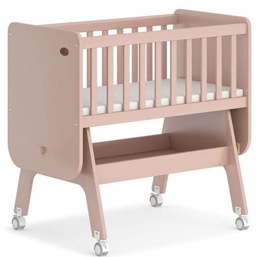 Nursery Furniture Boori | Boori Neat Rocking Cradle Cherry And Almond (Mattress Included) - Pre Order February Cherry/Almond