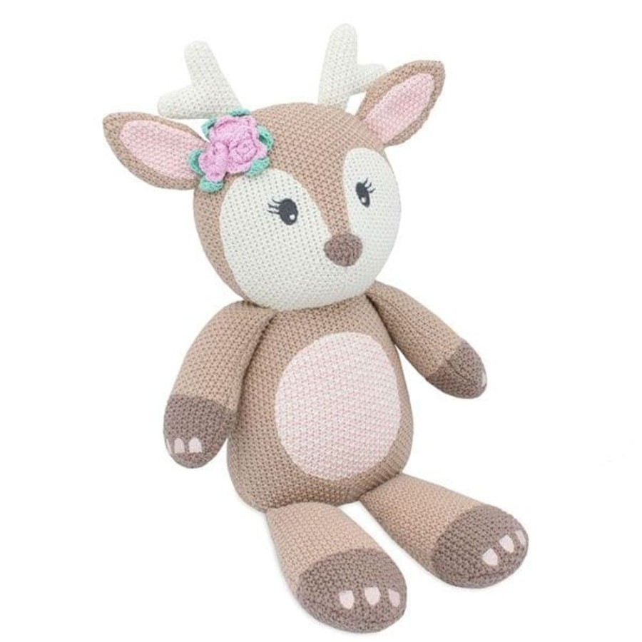 Prams & Strollers Living Textiles Pram & Stroller Toys | Living Textiles Whimsical Softie Toy Ava The Fawn