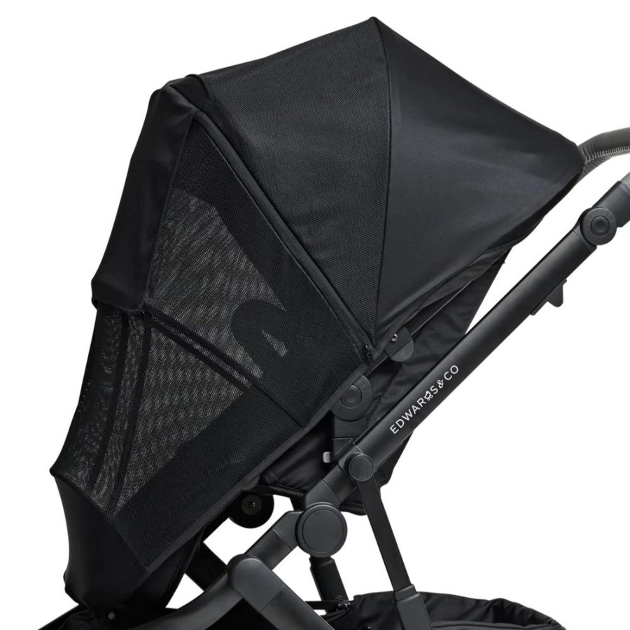 Prams & Strollers Edwards and Co Pram Rain & Sun Covers | Edwards & Co Otto Sun Cover