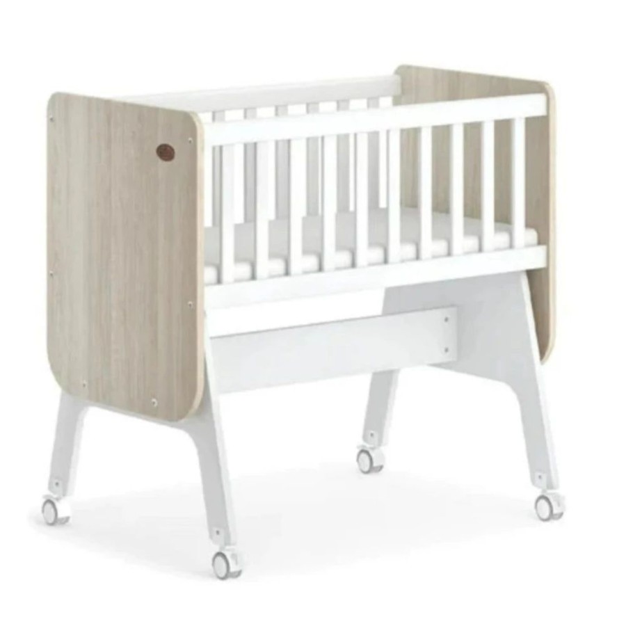 Nursery Furniture Boori | Boori Neat Rocking Cradle Barley And Oak (Mattress Included)