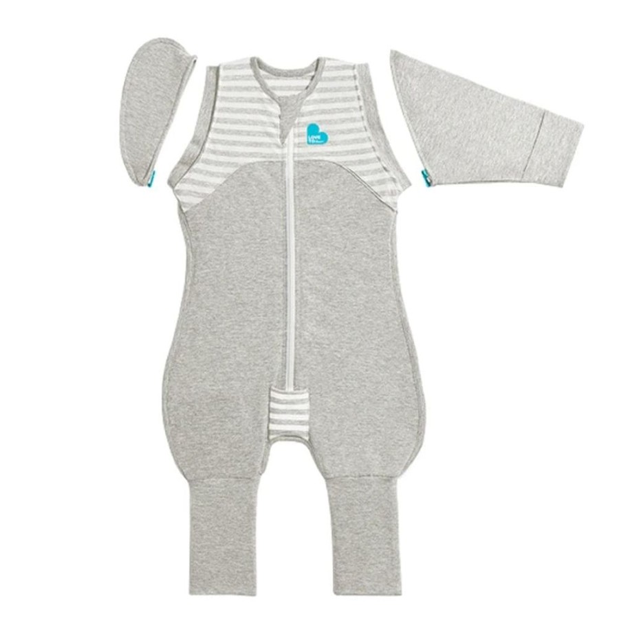 Shop Other Categories Love To Dream Sleeping Bags & Suits | Love To Dream Transition Suit 1.0 Tog Large 8.5-11Kg Grey Grey Stripe