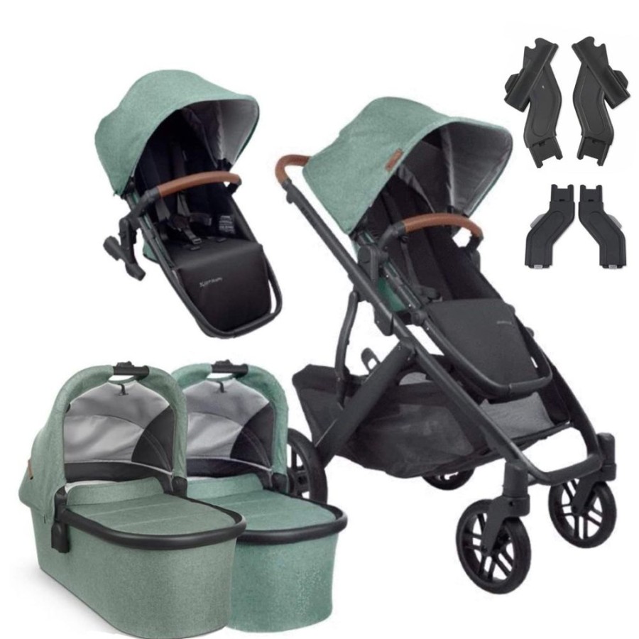 Prams & Strollers Uppababy | Uppababy Vista V2 Twin Pram Package ( ) Gwen