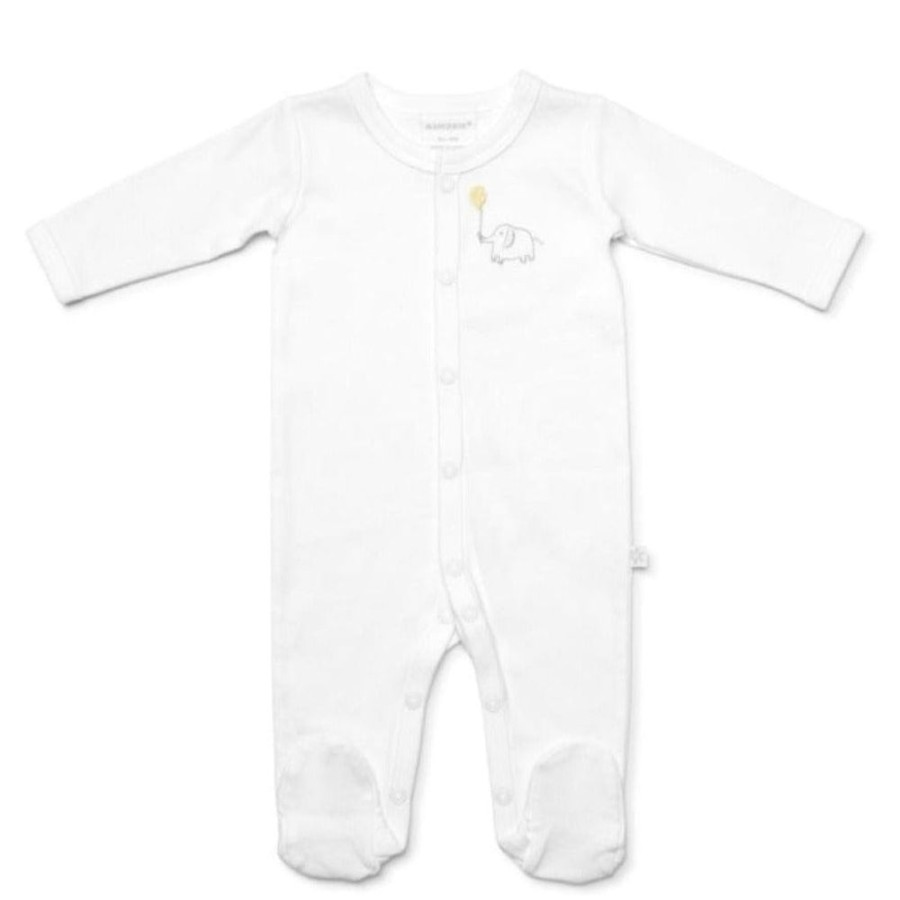 Shop Other Categories Marquise Baby Clothing & Gifts | Marquise Long Sleeve Stud Suit 00 Elephant White