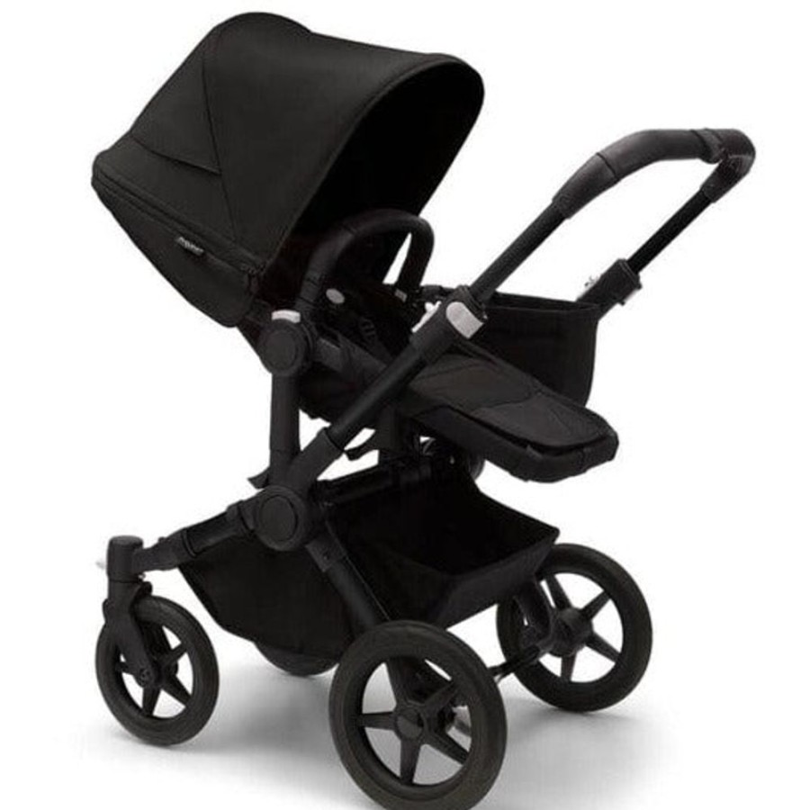 Prams & Strollers Bugaboo | Bugaboo Donkey 5 Mono Pram Black/Midnight Black