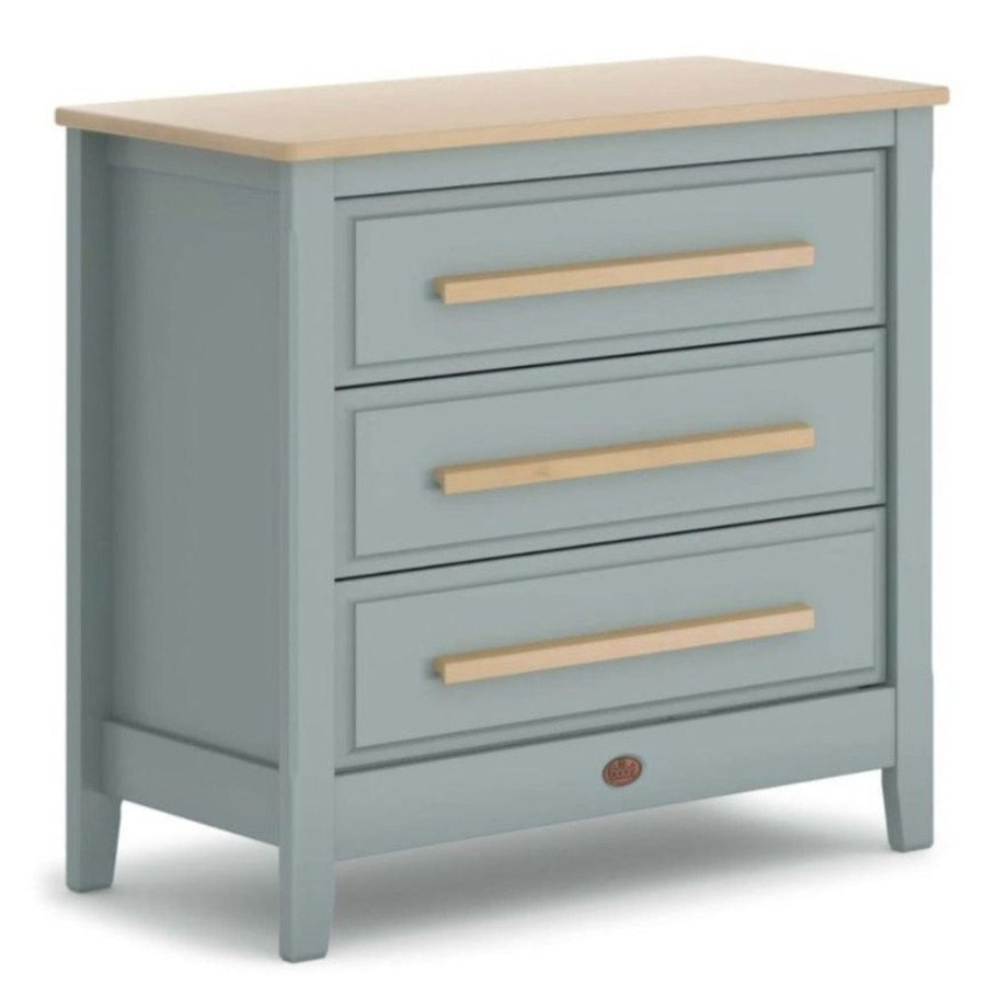 Nursery Furniture Boori | Boori Linear 3 Drawer Chest Smart Assembly Blueberry And Almond - Pre Order February Blueberry/Almond