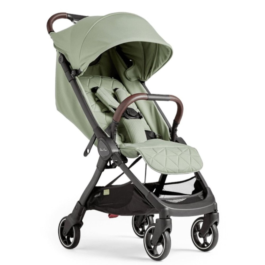 Prams & Strollers Silver Cross | Silver Cross Clic Stroller + Free Travel Bag Valued At $99.95 Sage