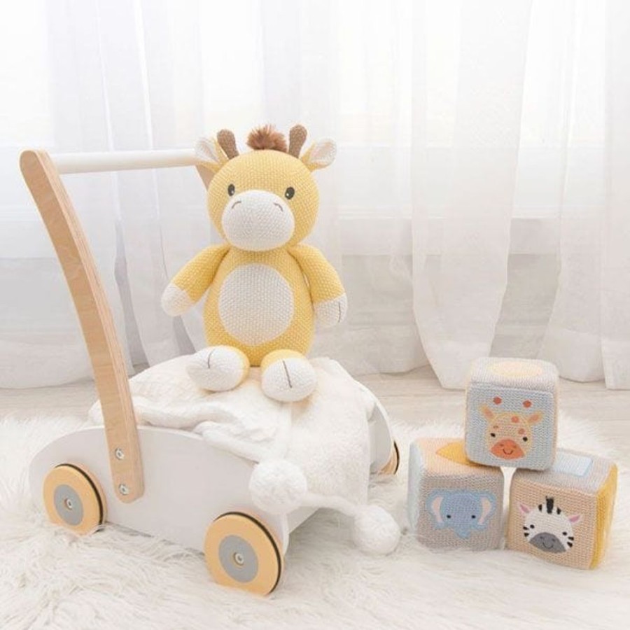 Prams & Strollers Living Textiles Pram & Stroller Toys | Living Textiles Whimsical Softie Toy Noah The Giraffe