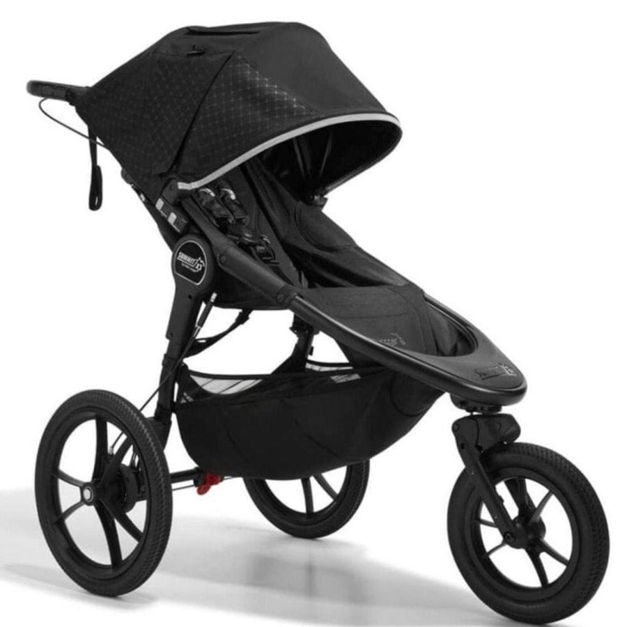 Prams & Strollers Baby Jogger | Baby Jogger City Summit X3 Stroller Midnight Black